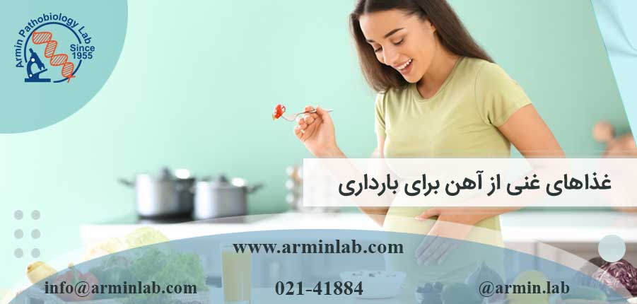 غذاهای غنی از آهن برای بارداری